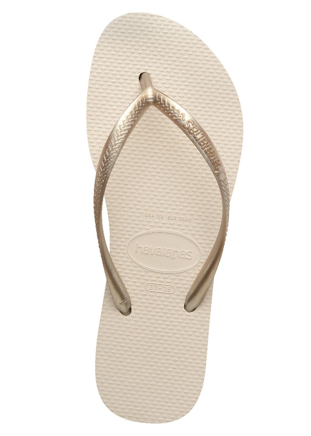 Havaianas Slim Flatform Flip Flops Beige