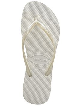 Havaianas Slim Flip Flops White