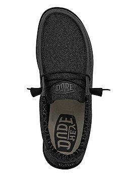 Hey Dude Wally Sox Shoes Total Black