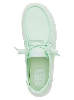Hey Dude Wendy Canvas Shoes Bay Blue