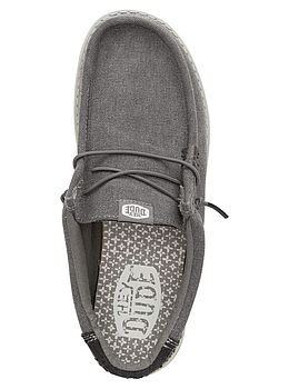 Hey Dude Wally Workwear Shoes Granite Grey