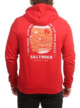 Saltrock Atlantic Adventure Hoodie Red