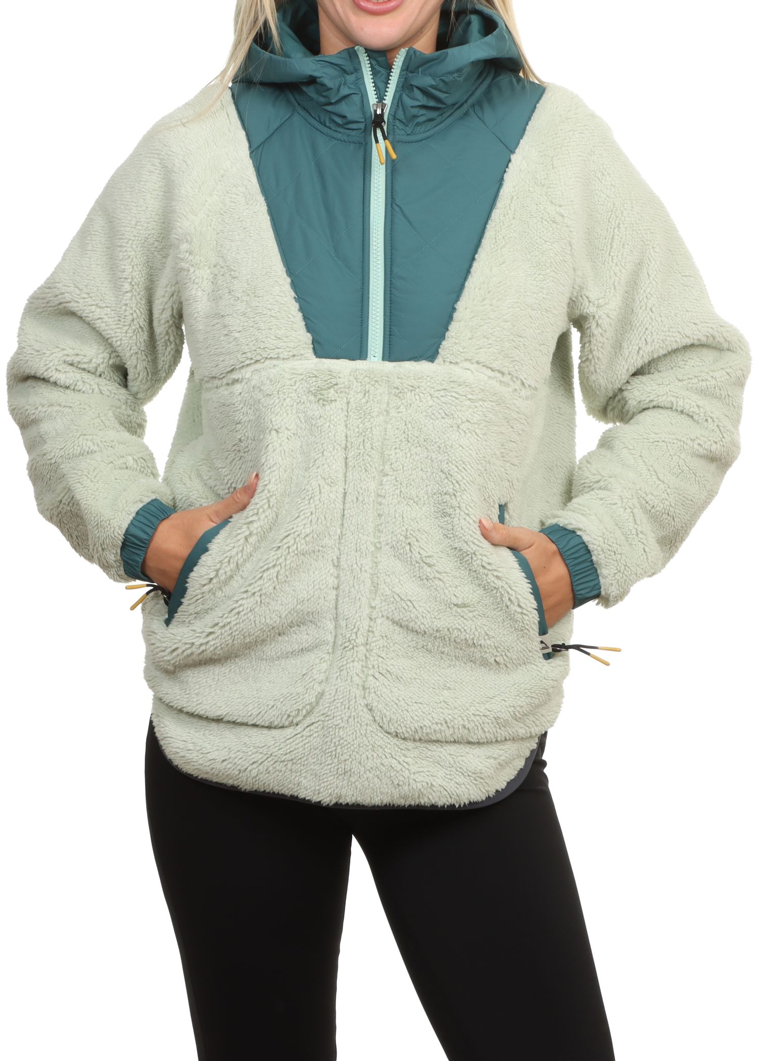 Passenger Beaumont Sherpa Hood Fleece Seaglass
