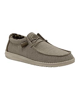 Hey Dude Wally Sox Shoes Beige