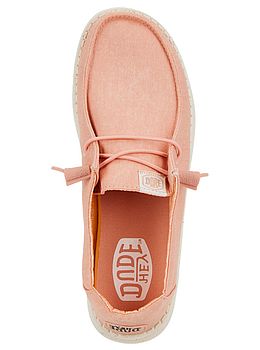 Hey Dude Wendy Canvas Shoes Pink