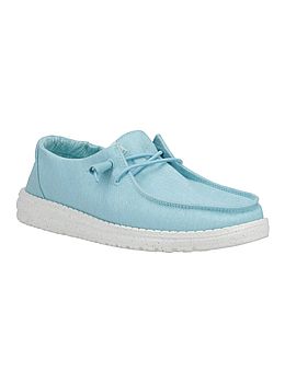 Hey Dude Wendy Canvas Shoes Turquoise