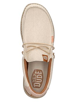 Hey Dude Wally Coastline Jute Shoes Silver