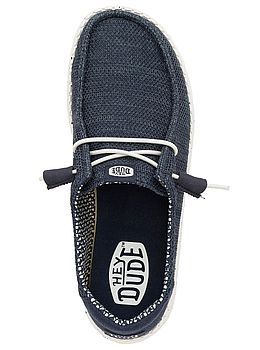 Hey Dude Wendy Stretch Sox Shoes Navy