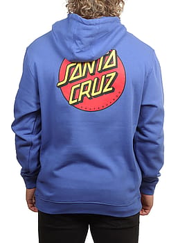 Santa Cruz Classic Dot Chest Hoodie Sapphire