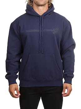 Santa Cruz Tonal Opus Dot Stripe Hoodie Blue