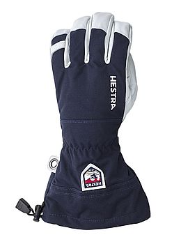 Hestra Army Leather Heli Ski Gloves Navy