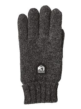 Hestra Basic Wool Gloves Charcoal