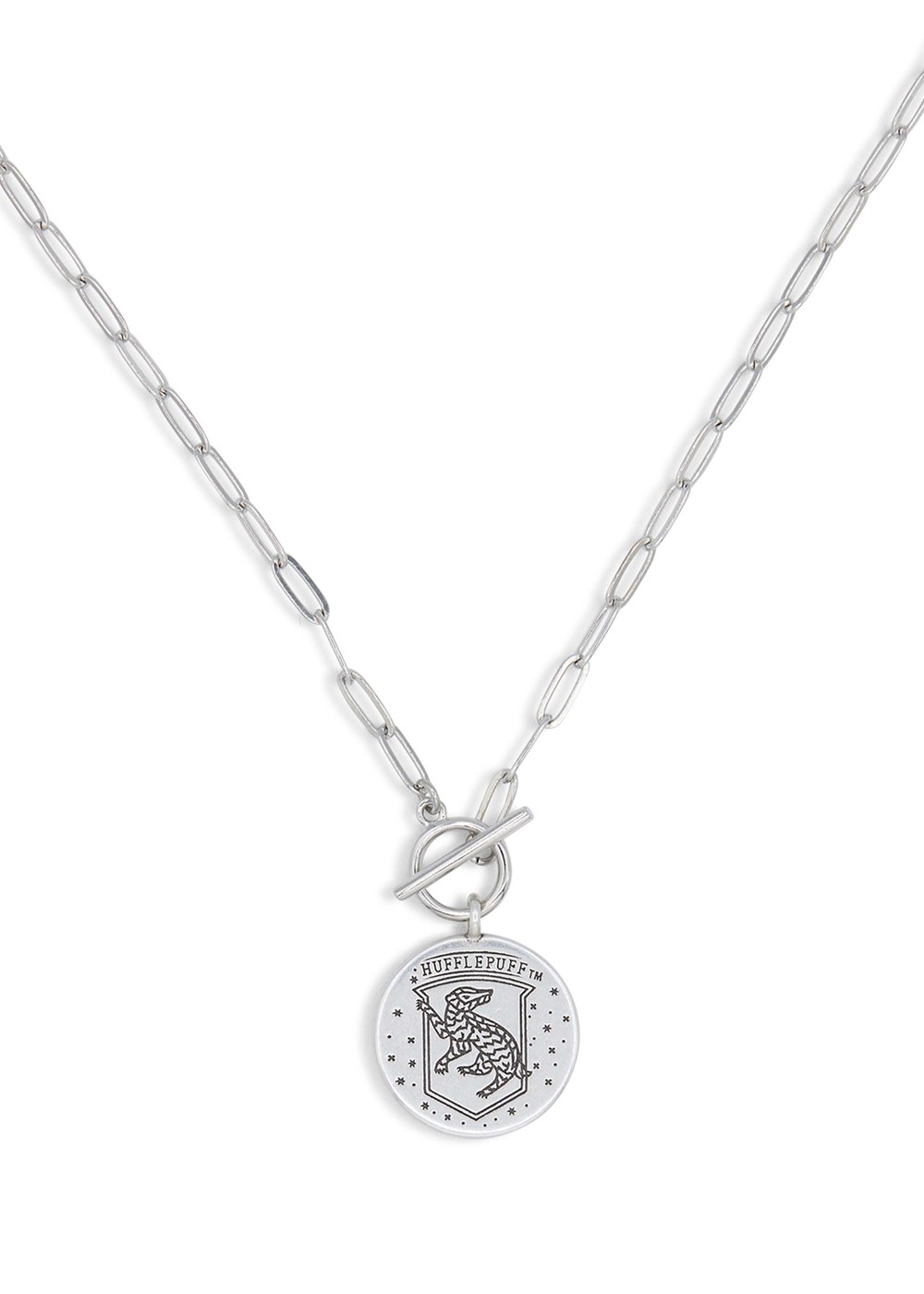Pura Vida Hufflepuff Toggle Choker Necklace Silver