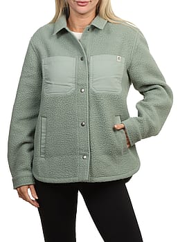 Passenger Rappel Sherpa Overshirt Pistachio