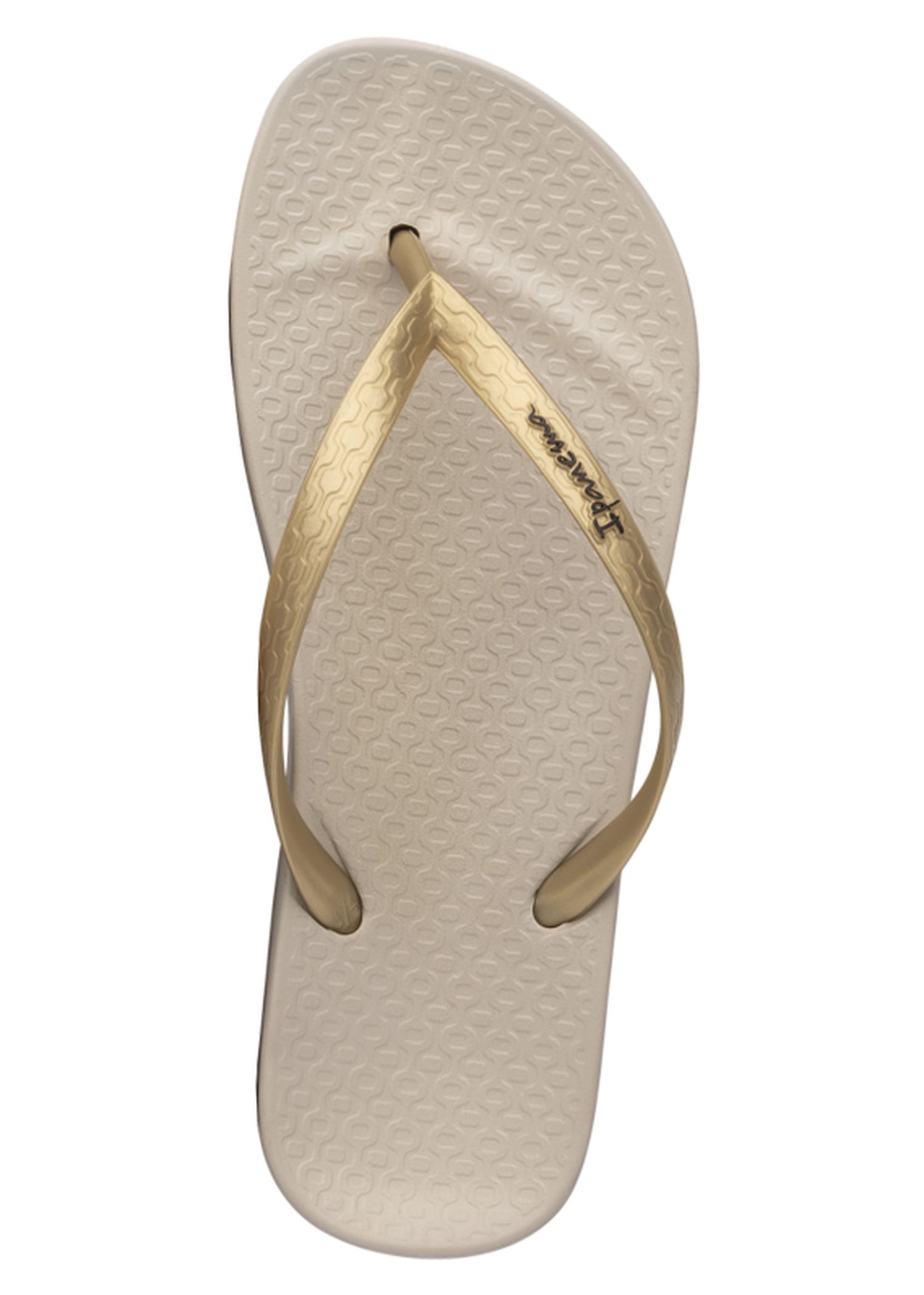 Ipanema Anatomica Tan Flip Flops Beige Gold