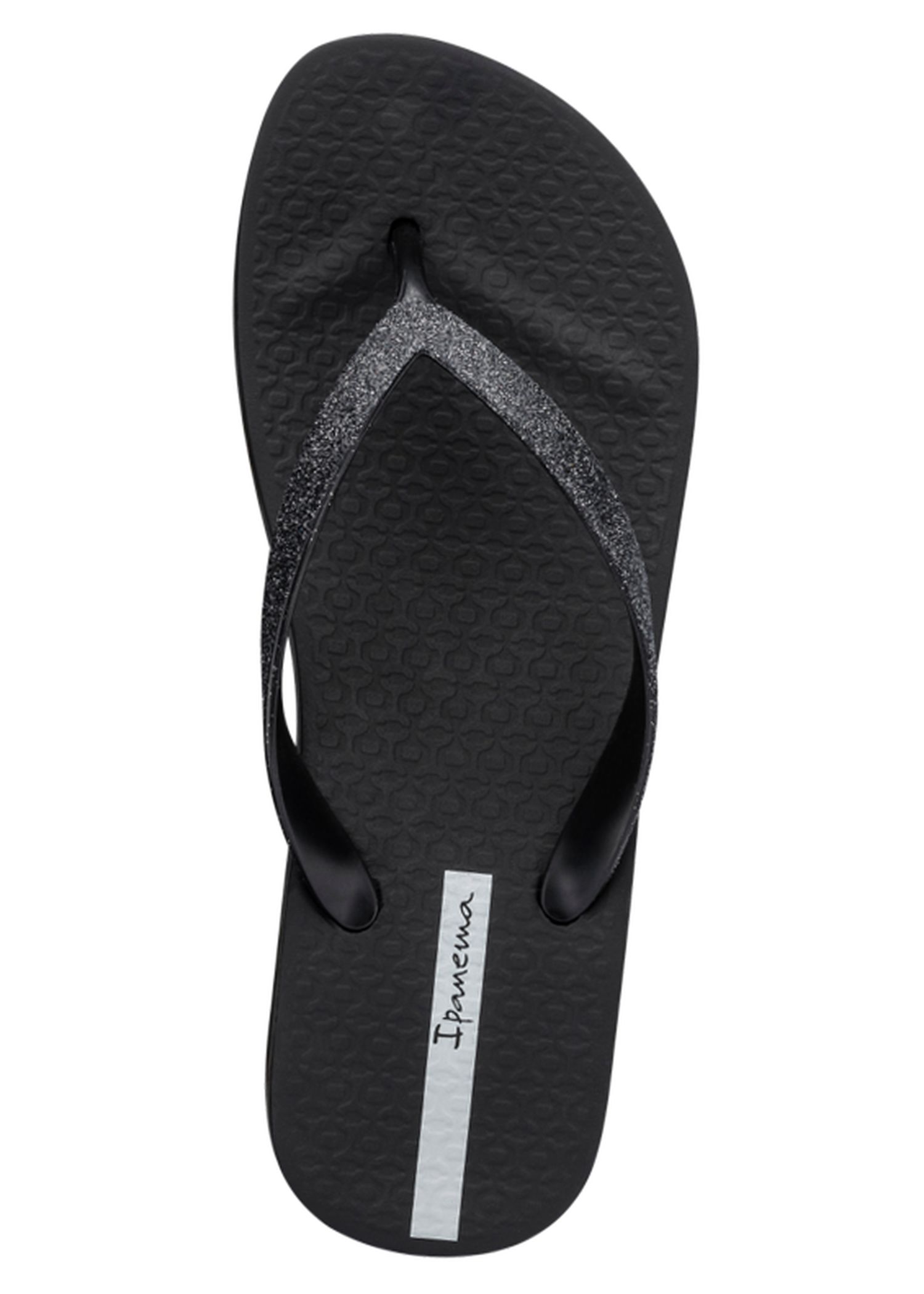 Ipanema Mesh Chic Platform Flip Flops Black