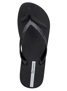 Ipanema Mesh Chic Platform Flip Flops Black