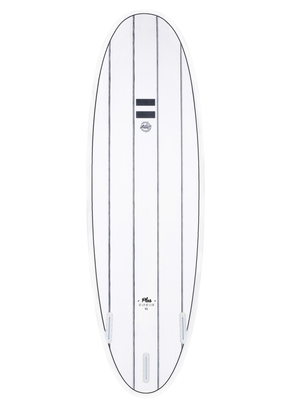 Indio Plus Surfboard 6Ft6 Stripe