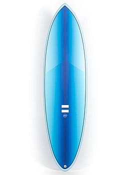 Indio Racer Surfboard 6Ft0 New Blue Stripes