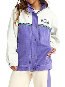 Billabong Set The Wave Jacket Purple Ash