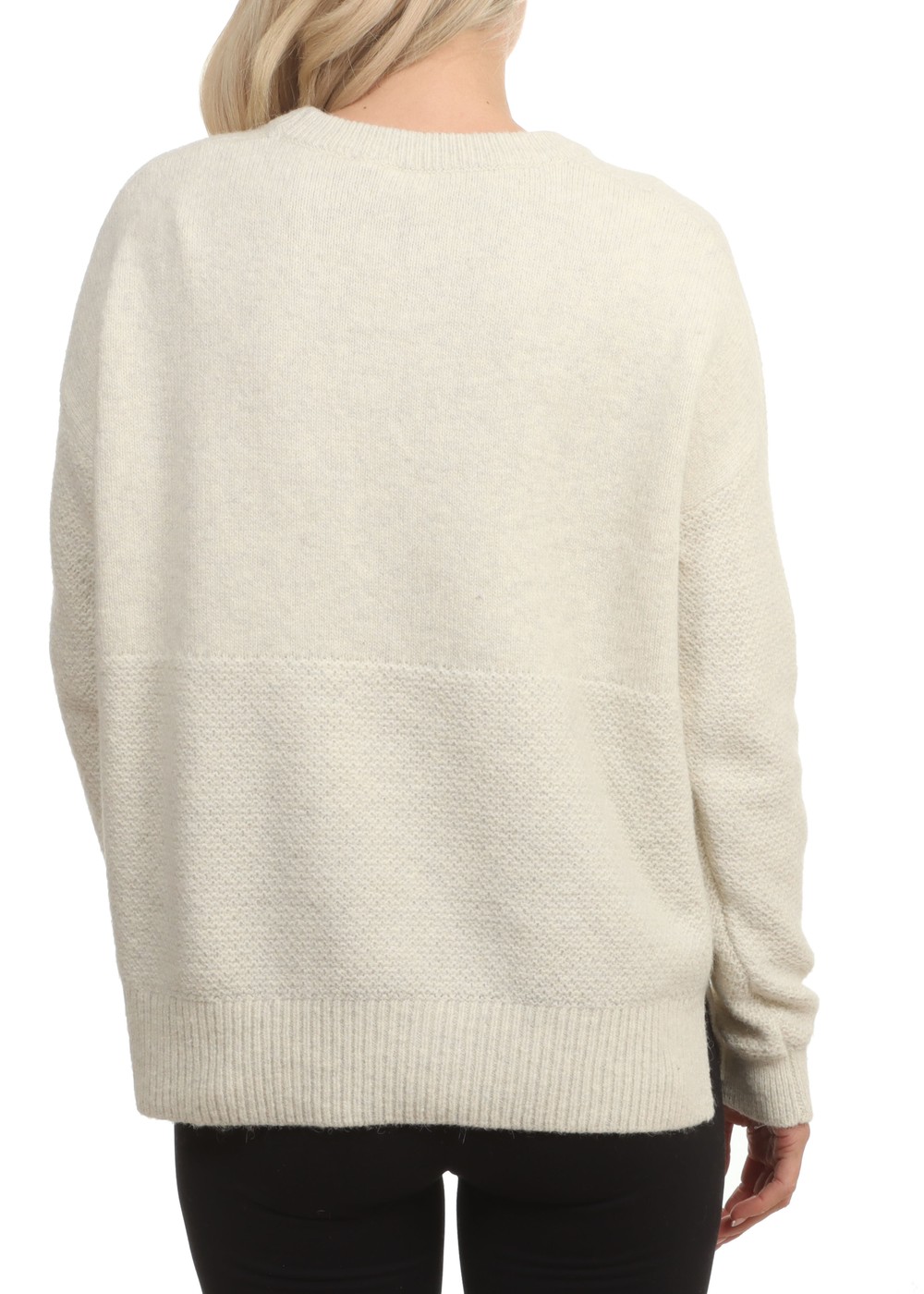Passenger Cove Recycled Sweater Off White