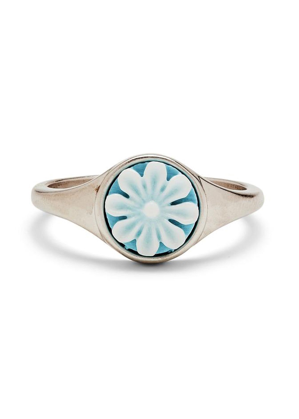 Pura Vida Cameo Ring Silver