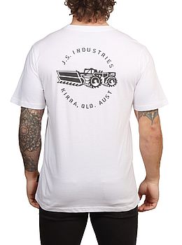 JS Surfboards Baron Tee White