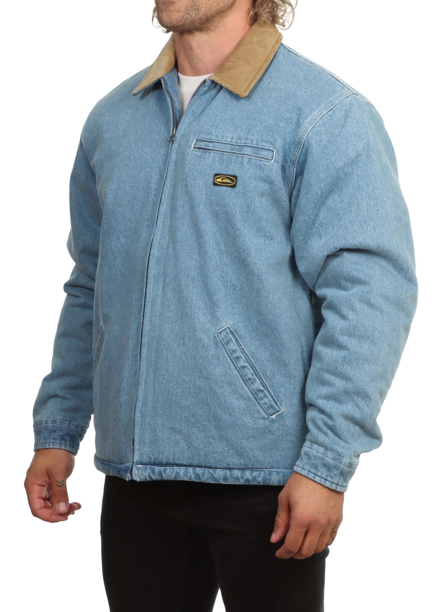 Quiksilver Shaper Pad Lined Jacket Stone Dirty