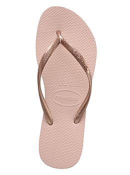 Havaianas Girls Slim Flip Flops Ballet Rose