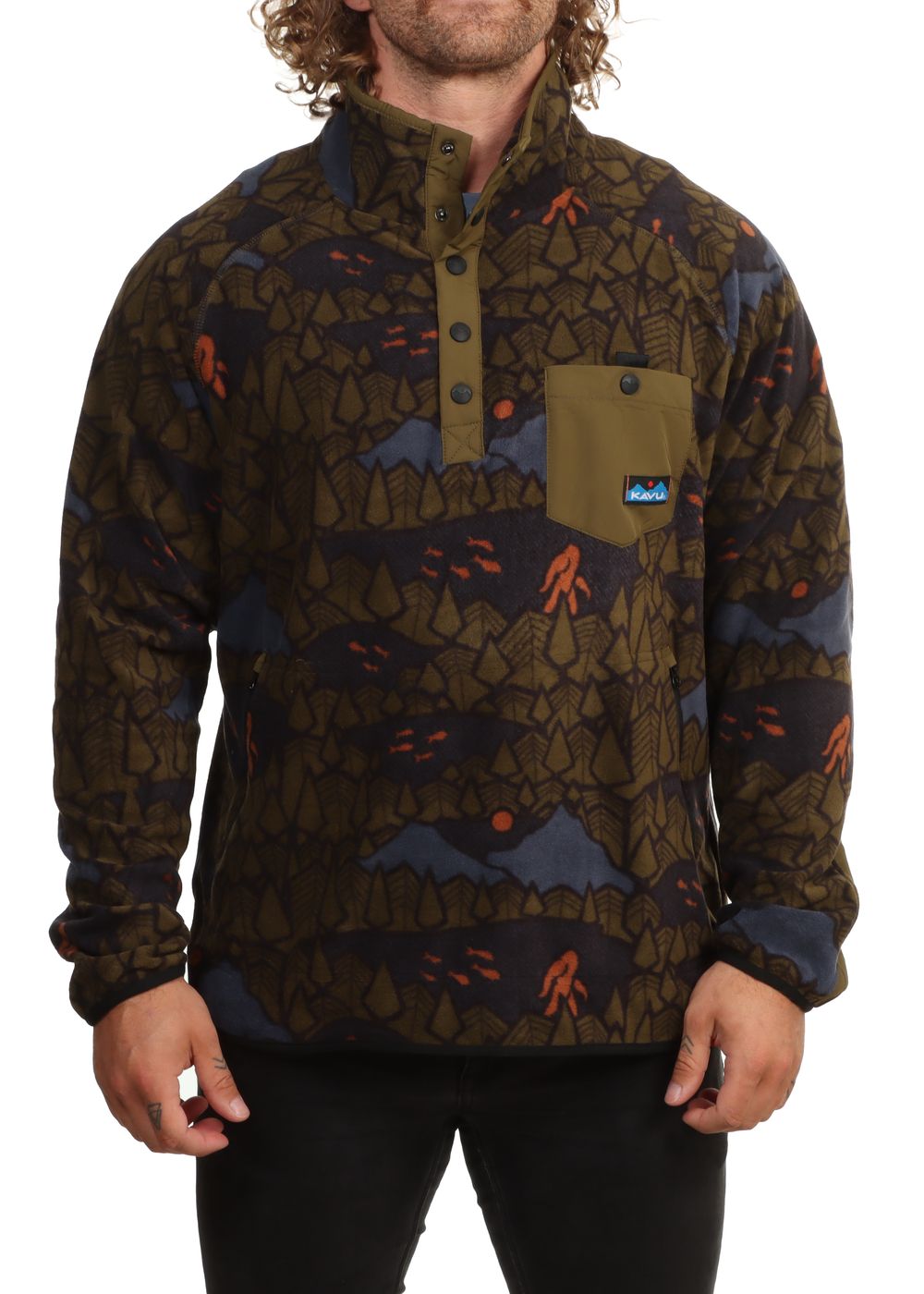 Kavu Teannaway Fleece Sasquatch Night