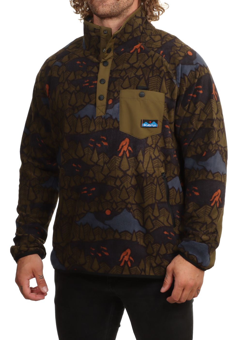 Kavu Teannaway Fleece Sasquatch Night