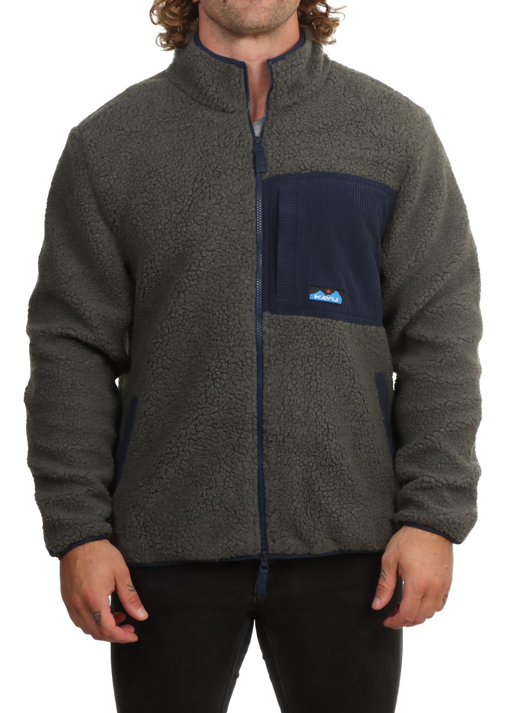 Kavu Wayside Fleece Ocean Storm