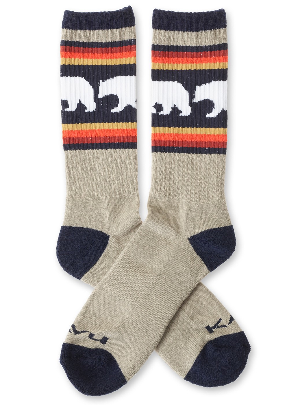 Kavu Moonwalk Socks Snow Bear