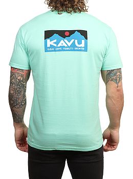 Kavu Klear Above Etch Art Tee Jelly Mint
