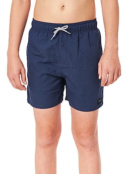 Ripcurl Boys Offset Volley Shorts Navy