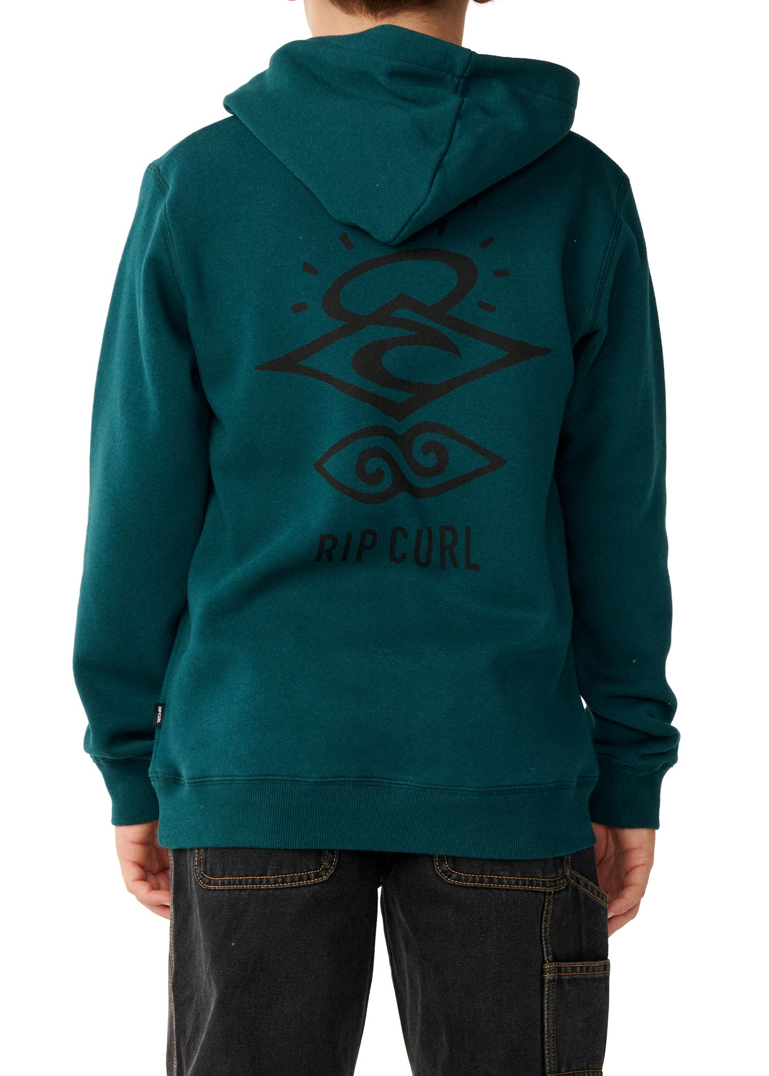 Ripcurl Boys Search Icon Hoodie Blue Green