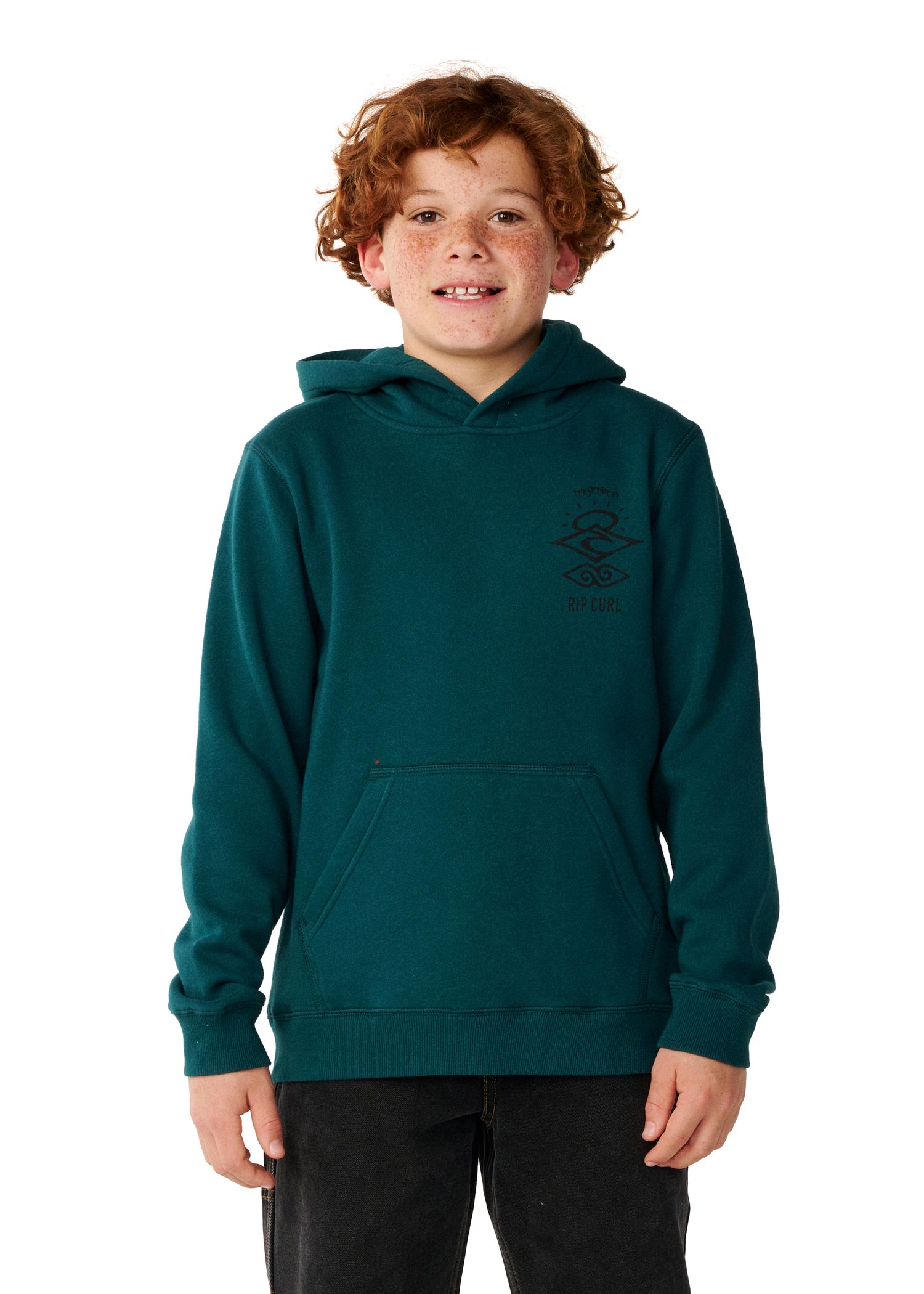 Ripcurl Boys Search Icon Hoodie Blue Green