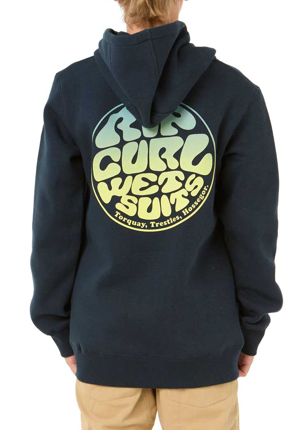 Ripcurl Boys Wetsuit Icon Hoodie Dark Navy