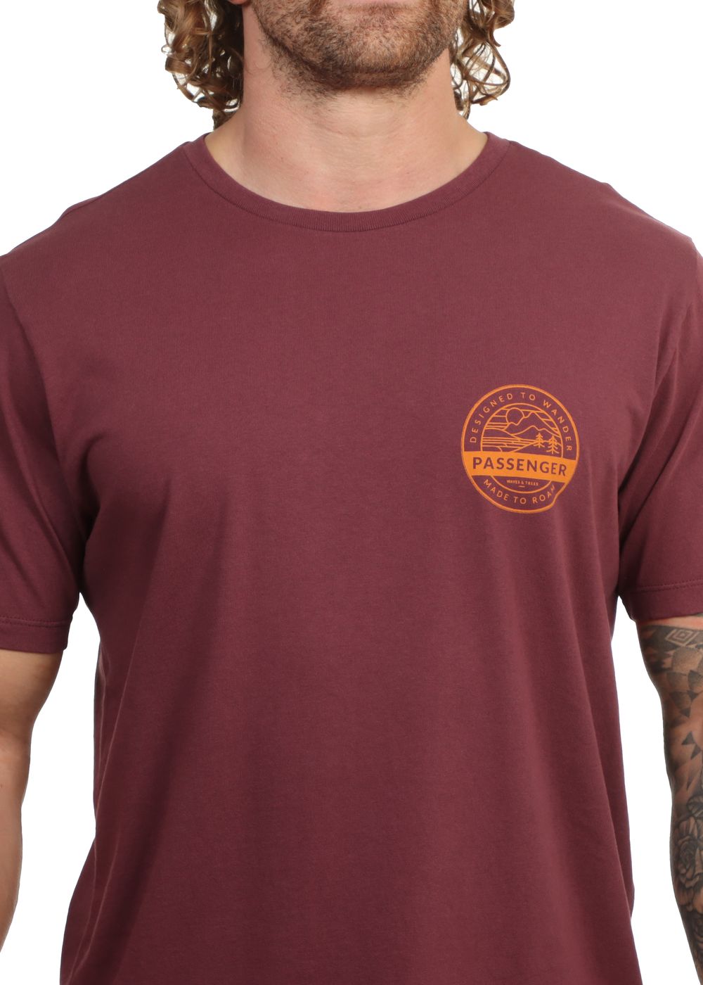 Passenger Odyssey Recycled Cotton Tee Fig