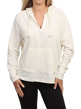 Roxy Destination Surf Hooded Top Egret