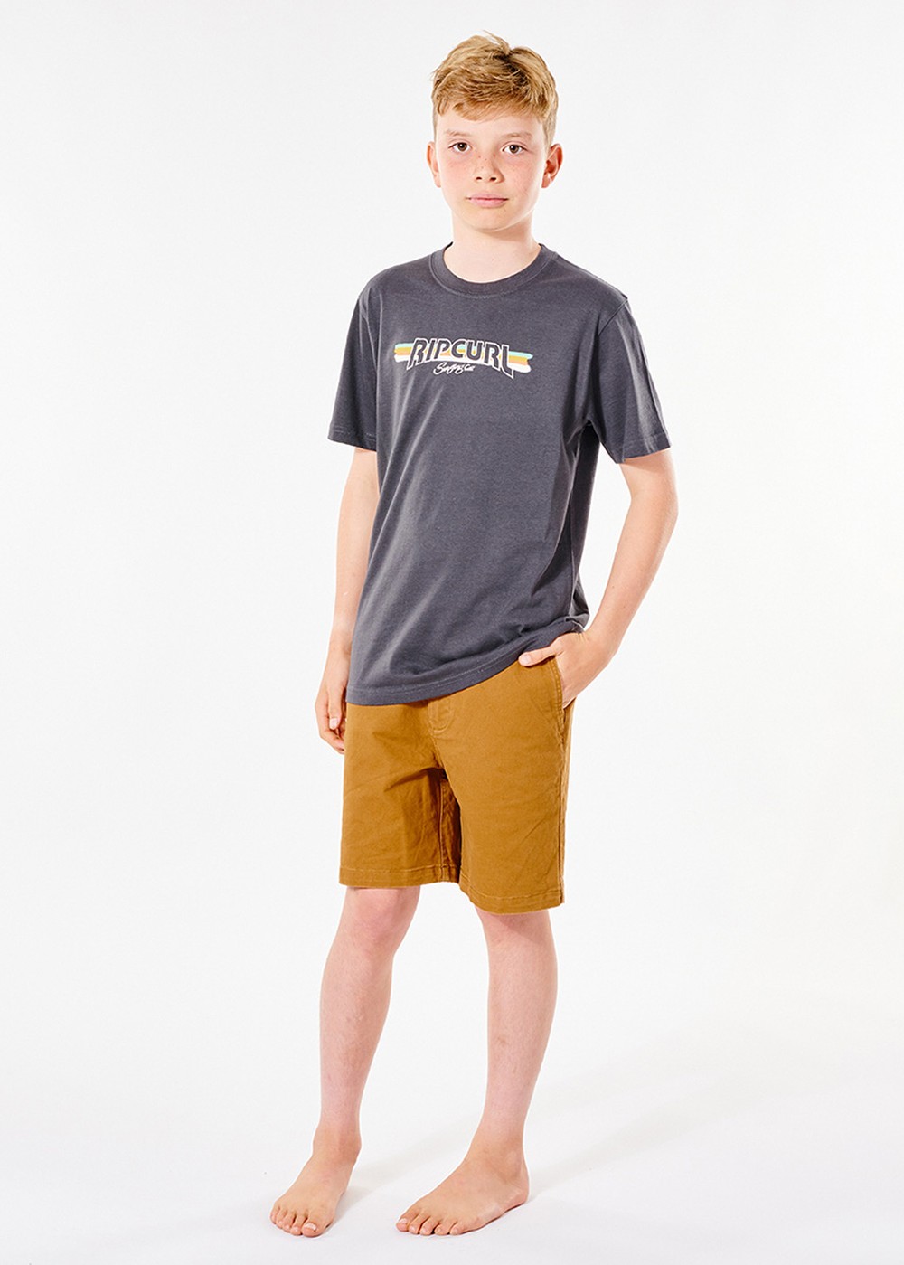 Ripcurl Boys Surf Revival Mumma Tee Black