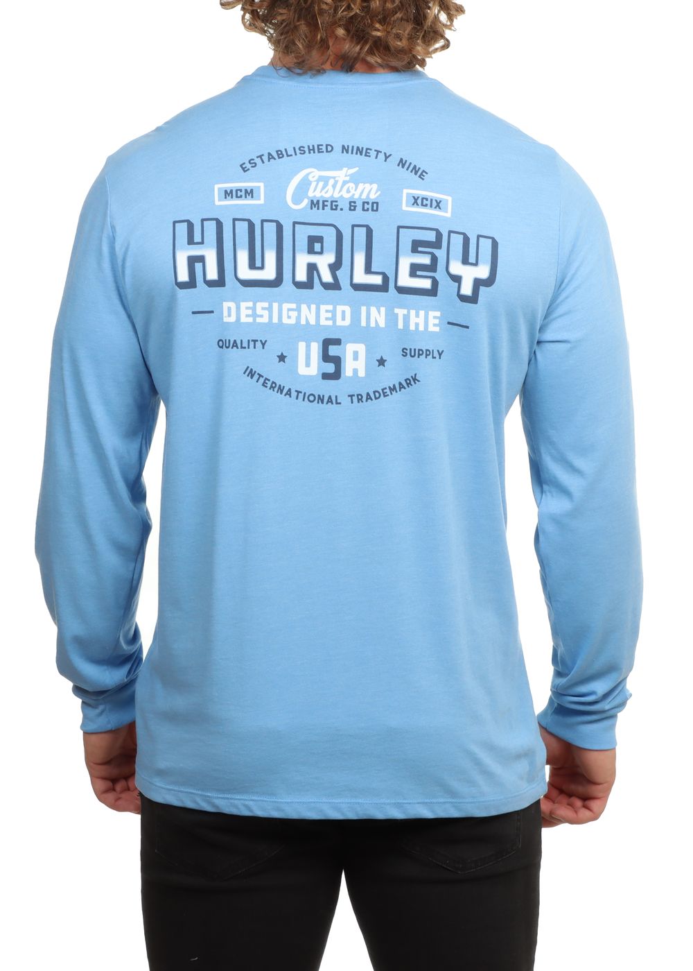Hurley Customs Long Sleeve Aquifer Heather
