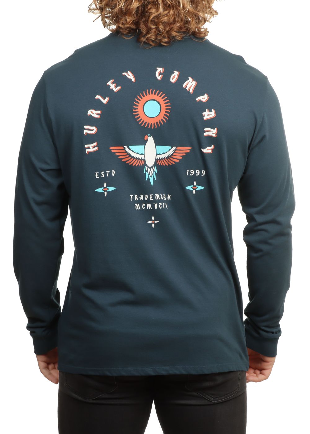 Hurley Eagles High Long Sleeve Armored Navy