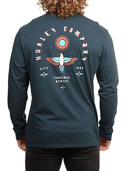 Hurley Eagles High Long Sleeve Armored Navy