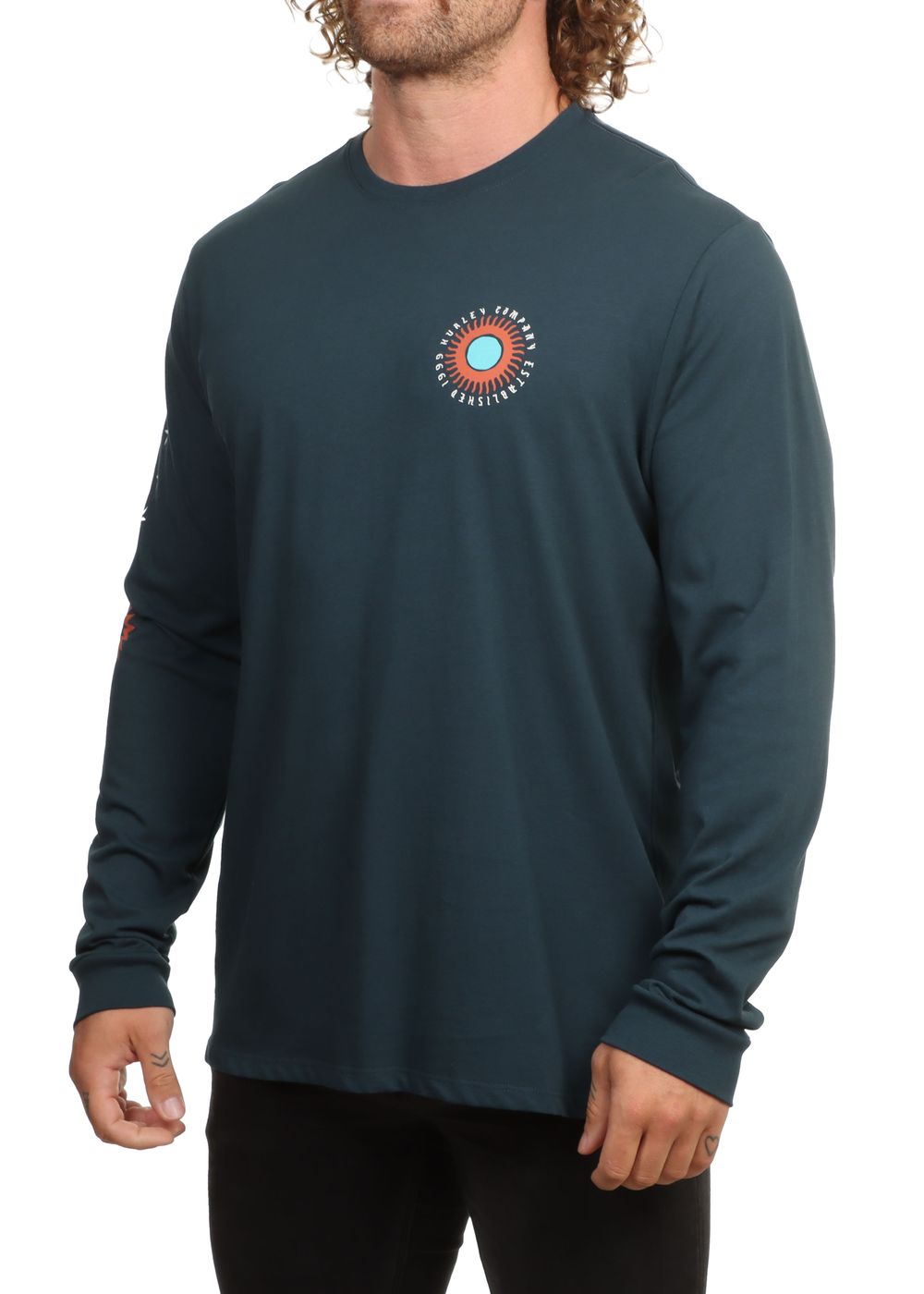 Hurley Eagles High Long Sleeve Armored Navy
