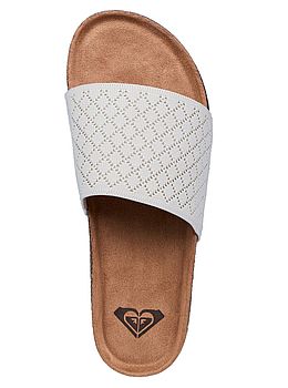 Roxy Mannae Slide Sandals Taupe