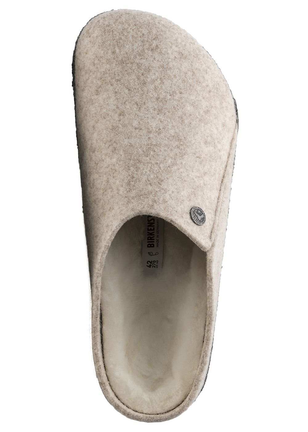 Birkenstock Zermatt Shearling Slippers Eggnog
