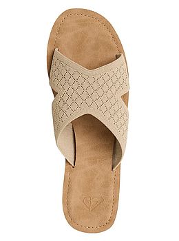 Roxy Andreya Crochet Sandals Natural