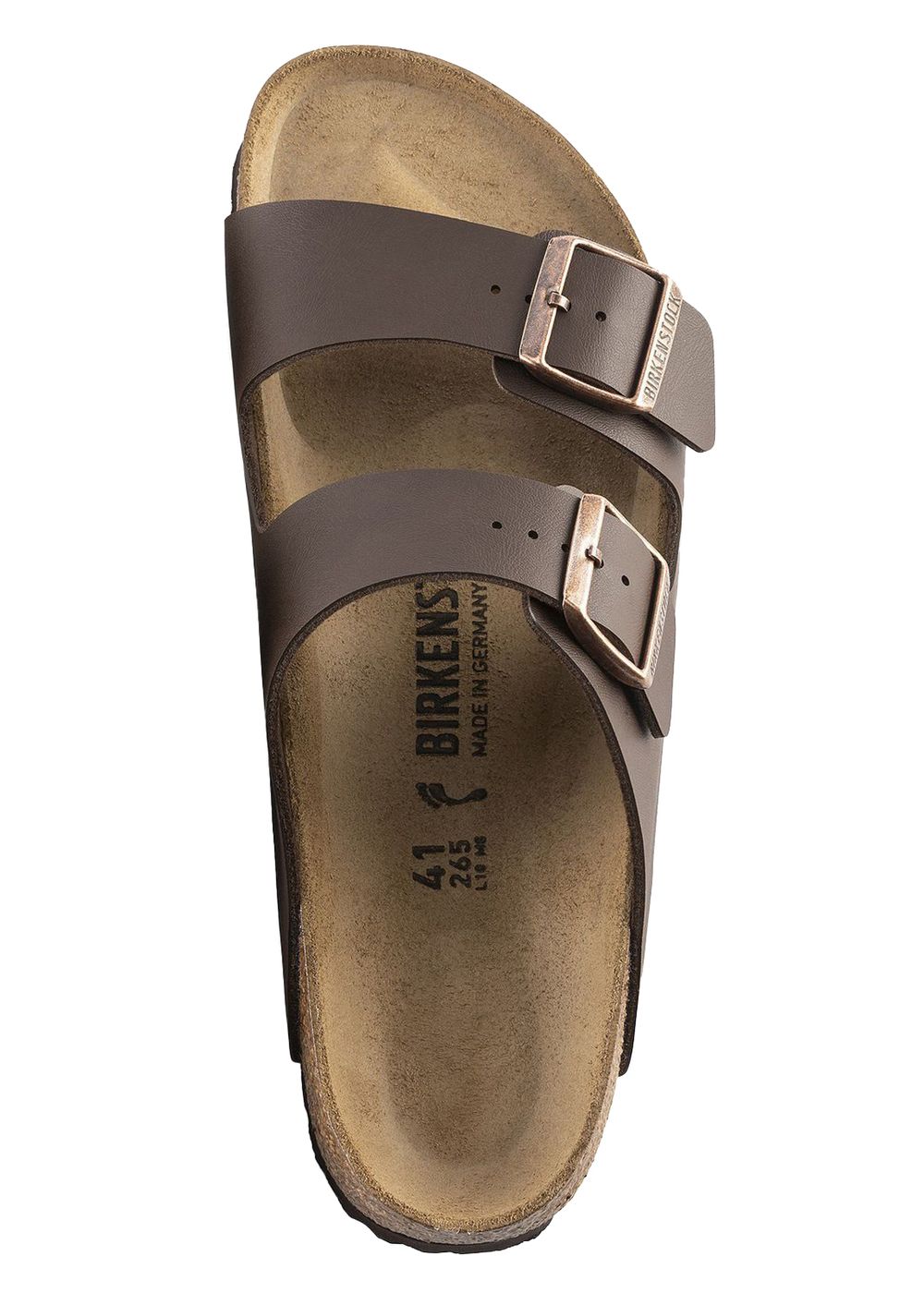 Birkenstock Arizona Birko Flor Sandals Dark Brown 