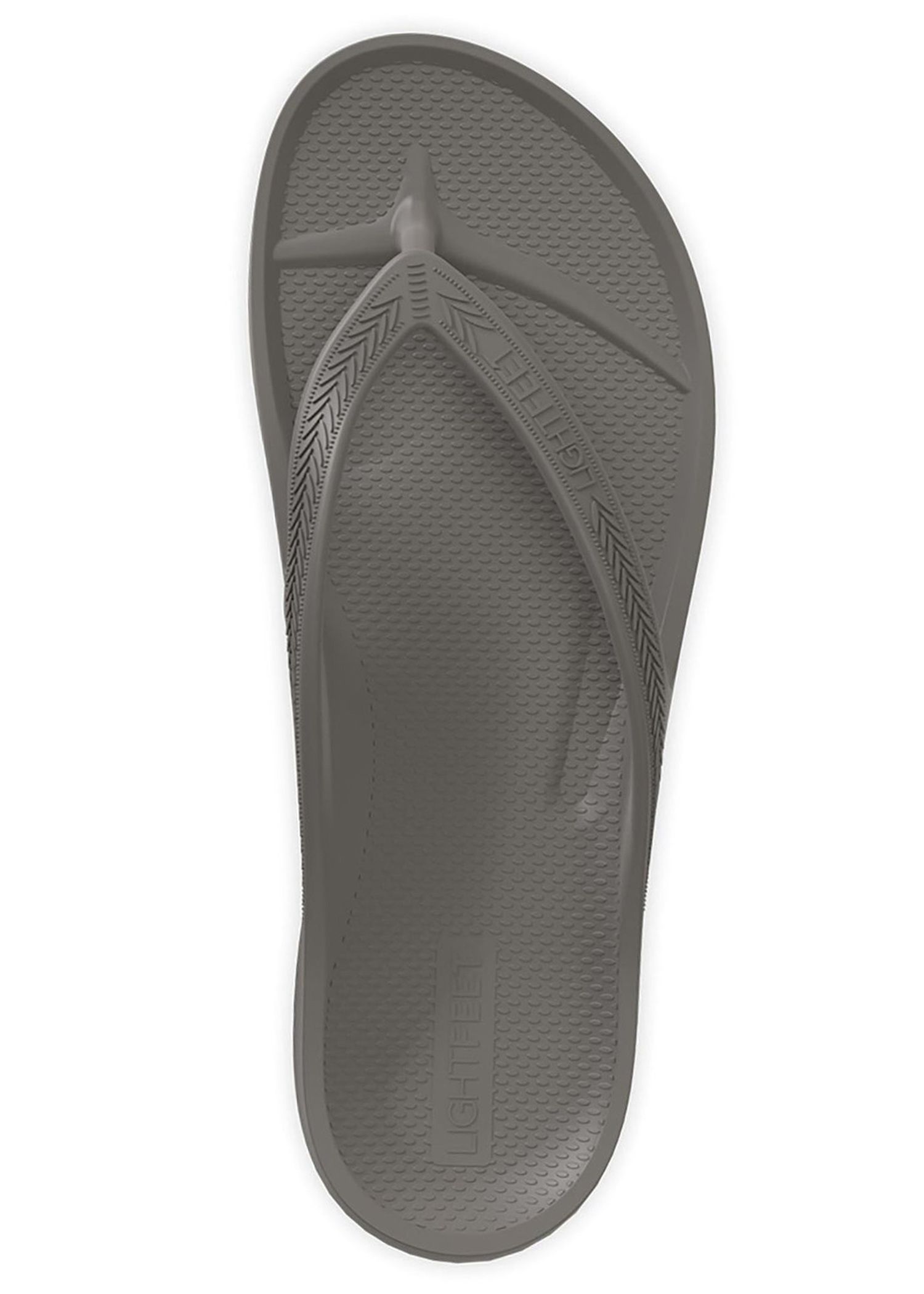 LightFeet Arch Support Flip Flops Coastal Grey